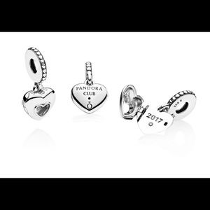 PANDORA Club Charm 2017 Diamond Accent *Retired*